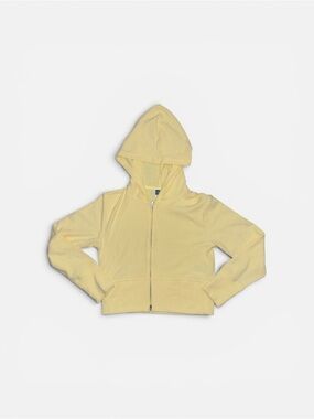 Old Navy Light Yellow Girls' Zip Hoodie Cozy & Soft Spring Summer Sweatershirt